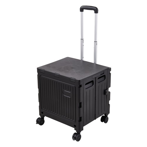 Folding shopping trolley 55l - shopping,
