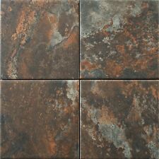 Matt rustic decorative mint/brown/blue 7.5x30cm/15x15cm wall tiles 20 pcs