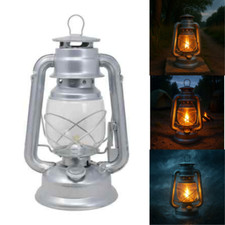 Hanging Storm Lantern Hurricane Paraffin Lamp with Wick for Camping- Oil Light