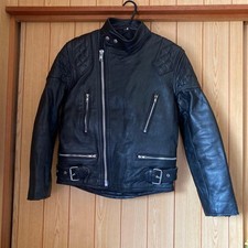 Waddington UK Padded Double Riders Coat Black S/36