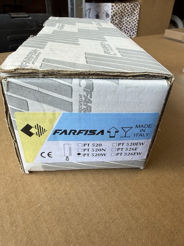 Farfisa intercom pt520w - intercom,