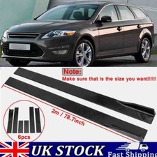 For Ford Mondeo MK4 2007-14 78.8'' Side Skirts Rocker Panel Splitter Lip Glossy