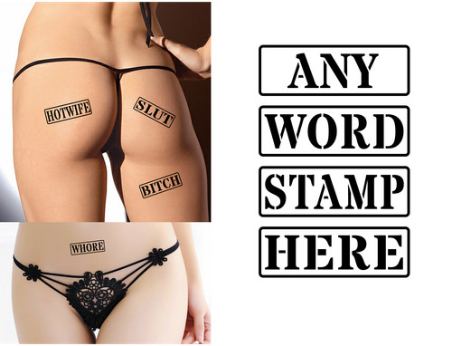 Any word stamp temporary - word,