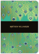 Matthew Williamson Jade Peacock Heart A5 Notebook