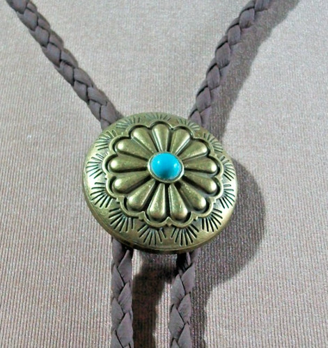 B30 western bolo tie bronze - bolo,