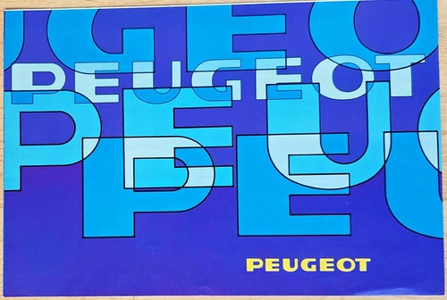 Peugeot gamme 1980 poster - 1980,