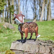 Solar Powered LED Fox Garden