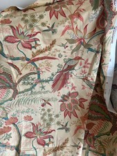 1 Meter Vintage Sanderson Suva Fabric Panel Cotton BN