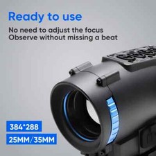 384*288 Thermal Scope Thermal Rifle Scope 12μm 3X 6X 9X Thermal Imager Sight 