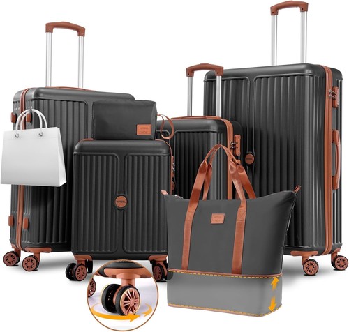 Piece luggage set abs - 3/6,