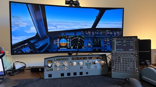 Skalarki airbus fcu mcdu - fcu, &