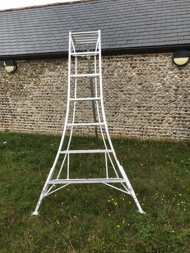 Aluminium tripod ladder - aluminium, adj