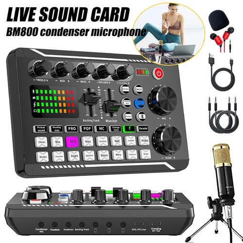 F998 podcast live sound - sound, card
