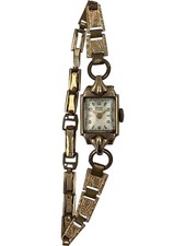 Vintage Oriosa Art Deco Wristwatch Ornate Bracelet Rolled Gold 40s Untested  