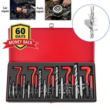 131pcs Thread Repair Insert Kit M5 M6 M8 M10 M12 Helicoil Set Tool