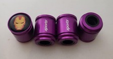 Iron Man Purple Dust Valve caps SPORTS non stick Worlds Biggest 9 colors