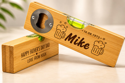 Personalised wooden spirit - wooden,