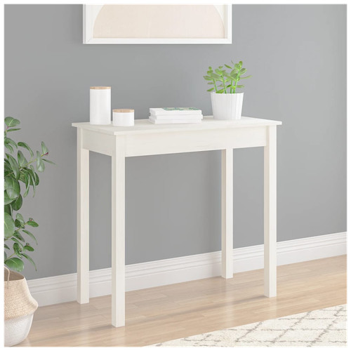 Console table white solid - console,