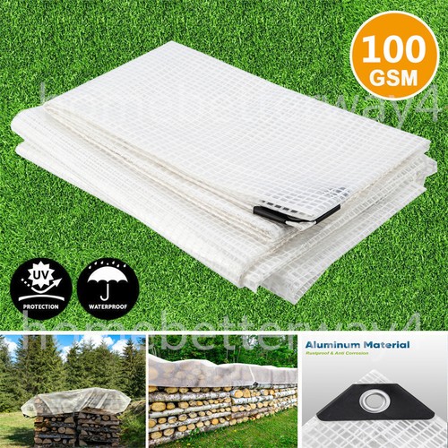 Clear heavy duty tarpaulin - heavy,