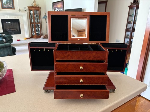 Vng burlwood jewelry chest - vng, 3