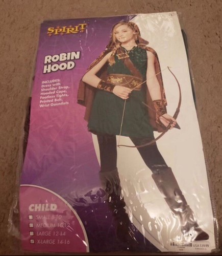 Girls kid costume lady - costume, robin