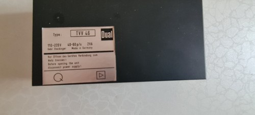 Dual tvv vintage phono - 46,