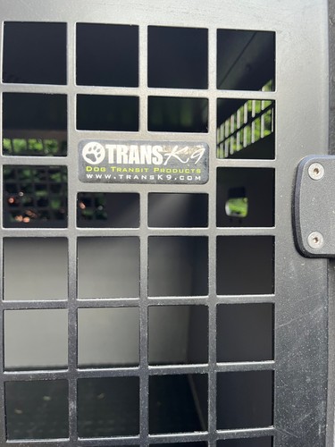 Trans single dog box - trans, k9