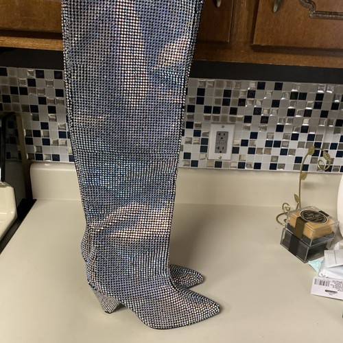 Rhinestone over the - the, thigh