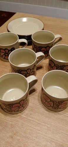 Vintage kiln craft cups - craft,