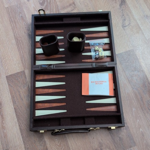 Gibsons backgammon set brown - backgammon,