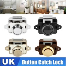 5-30 Pcs Push Button Catch Lock Door Cabinet Drawer Campervan Pop Up Latch Knob