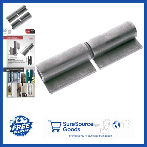 Weld gate hinges 12x80mm - weld-on,