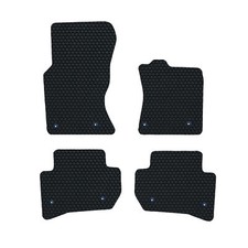 Jaguar F-Pace 2016-present GENUINE LUXURY Tailored Rubber Car Mats Black Set
