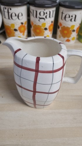 Vintage red striped homeweave - vintage,