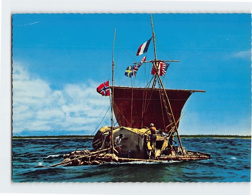Postcard kon tiki - postcard,