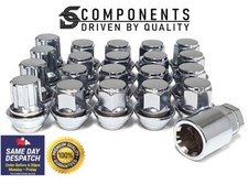 Silver Volvo Alloy wheel nuts