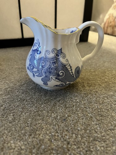 Royal worcester blue dragon - "blue, dragon"