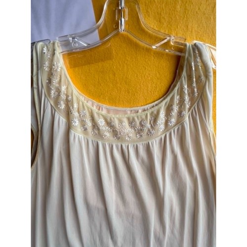 Vintage cream mid length - cream,