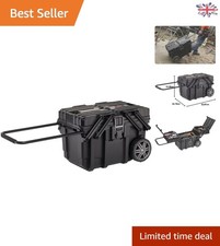 Compact 57L Wheeled Job Box - Secure Tool Storage with Easy Access Compartments