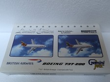 Gemini Jets British Airways Boeing 737-200 Twin Set 1:400 Scale