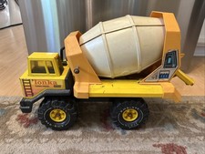 Vintage 1980s Tonka Cement Mixer Truck Turbo Diesel XMB-975 Pressed Steel