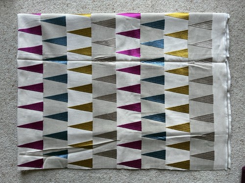 Harlequin azul curtain - harlequin, fabric