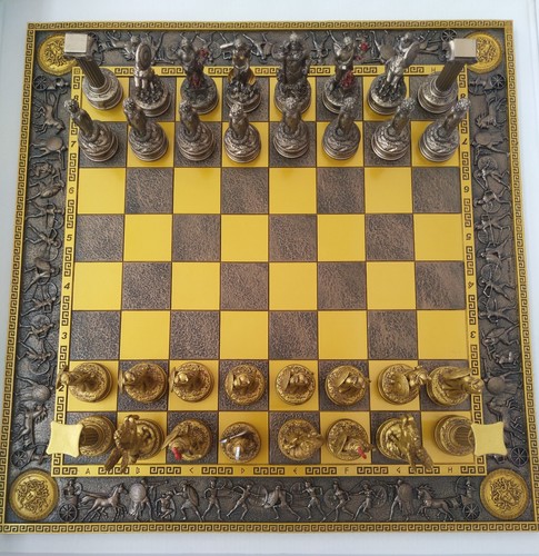 Chess set ancient - ancient, greek