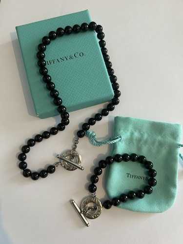 Tiffany black onyx bead - tiffany, co