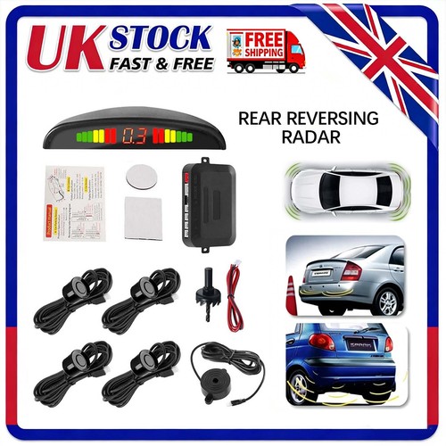 4pcs black parking sensors - 4pcs, car