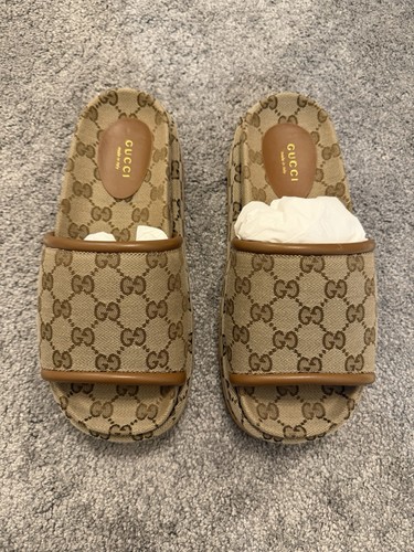Gucci platform slide - gucci, sandal