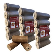 3 Pack Warma Heat Logs Eco Briquettes Fuel High Heat Stove Wood Burner Fire Pits