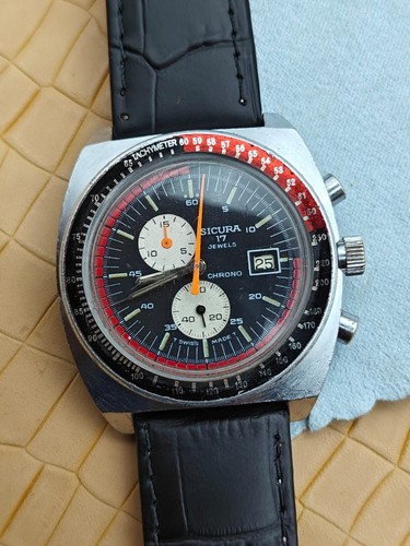 Vintage sicura chrono 17j - vintage,
