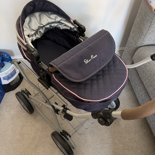 Child silver cross pram - silver,