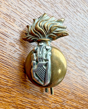 Vintage Brass Tone Irish Harp